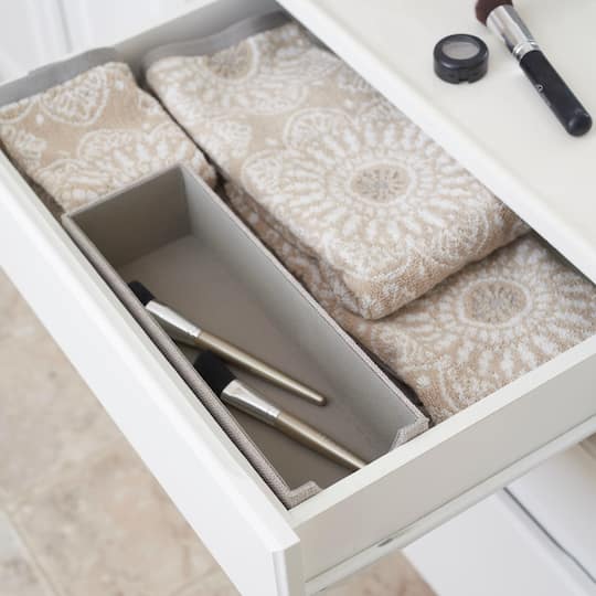 Household Essentials 12" Gray Narrow Accessory Organizer Trays, 2ct.